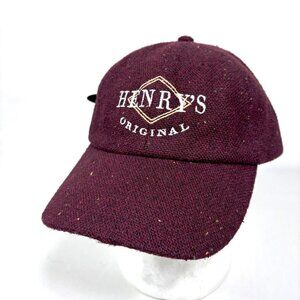NWT Head Case LA Embroidered Purple Tweed Strapback Cap Hat